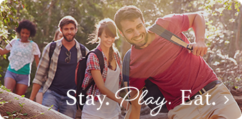 Stay. Play. Eat.